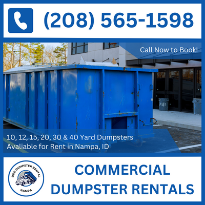 Full-Service Commercial Dumpster Rental in Nampa, Idaho - Canyon County Area - DDD Dumpster Rental Nampa